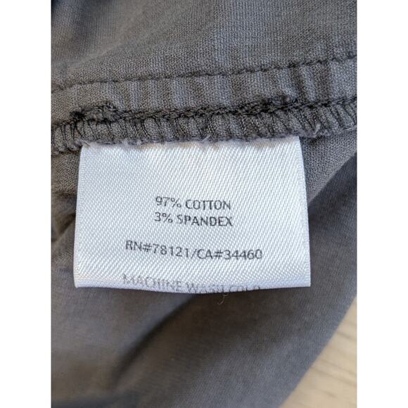 Eileen Fisher Petite Sz 0-2 Pea Coat Corduroy Jacket Grey Double Breasted Belted - Picture 13 of 13